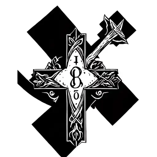 Date Of Birth Of My Grandfather And A Orthodox Cross