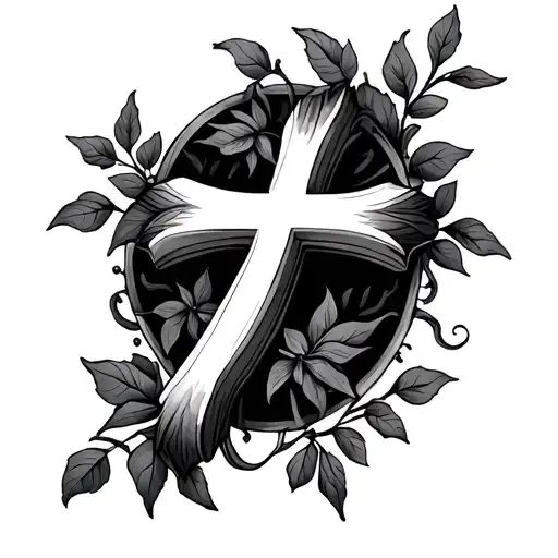 Cross With Vines