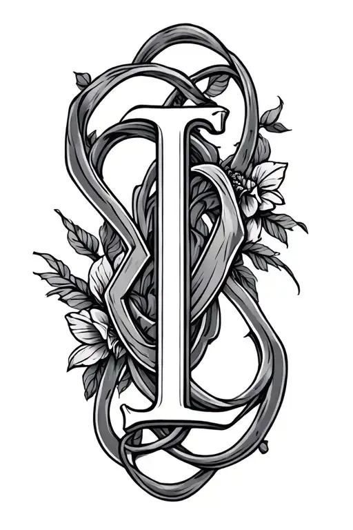 Intertwined Letters J Y L