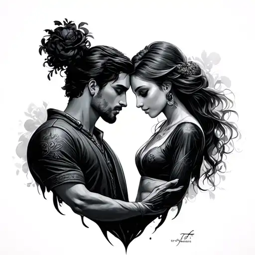 Heart With David And Cristina In