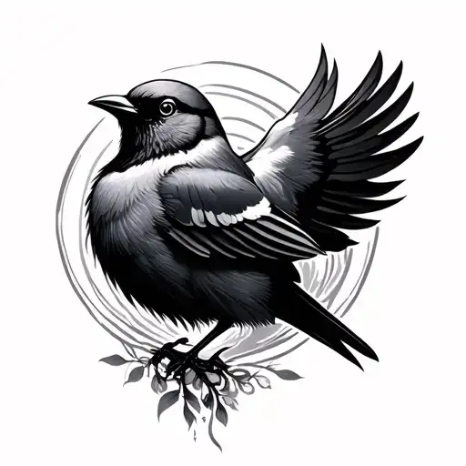 Bird Leaving Human Soul