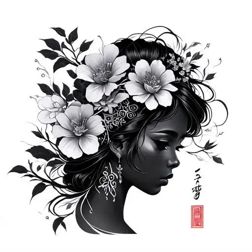 Feminine Japanese Back