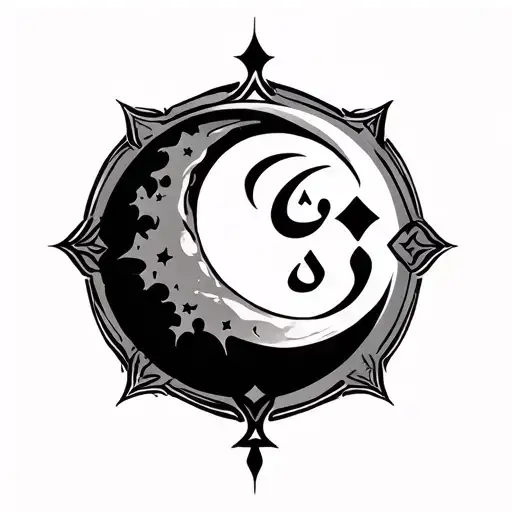 Arabic Symbol Of The Moon
