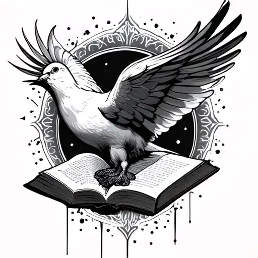 Holy Bible Dove Fusion Design Combining
