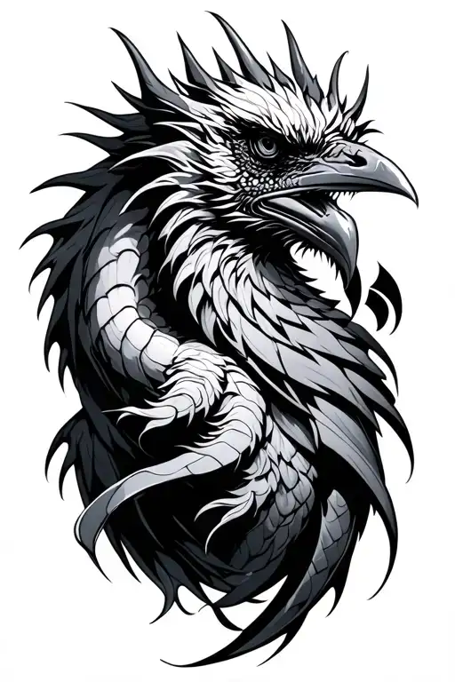 Raven Dragon Wrapped