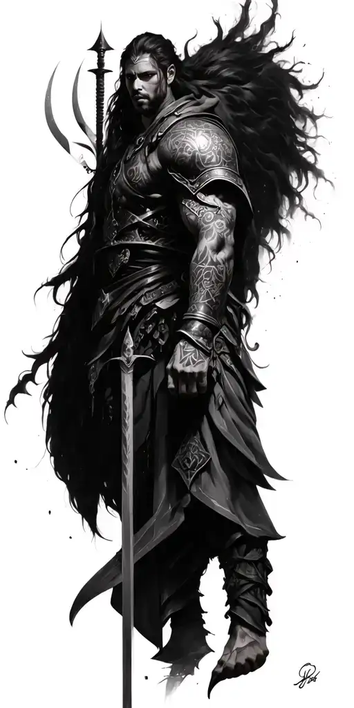 Warrior With Meaningful