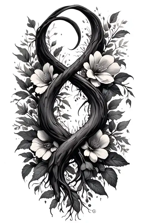 Infinity Signed Entertained With Roots And Flowers