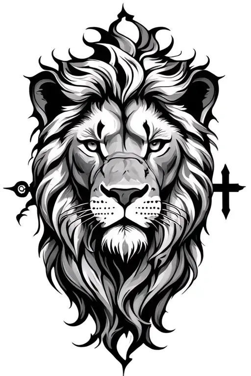 Lion And Cross And Wound