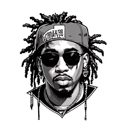 A Tribute Tattoo For Juice Wrld And Xxxtentacion And Tupac And Eazy E And Lil Peep Face