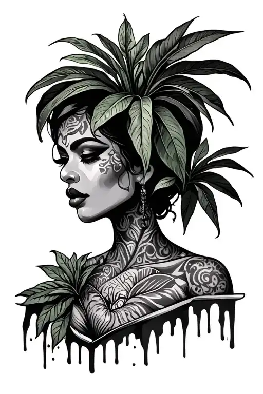 Chicano Cyberpank And Plants