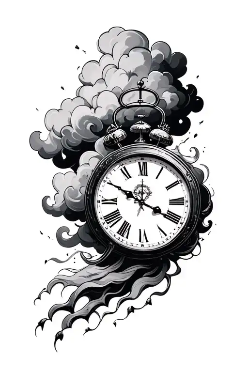 Clock Storm Cloud