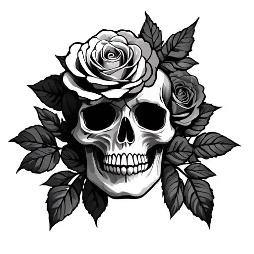 Calaveras Con Rosas