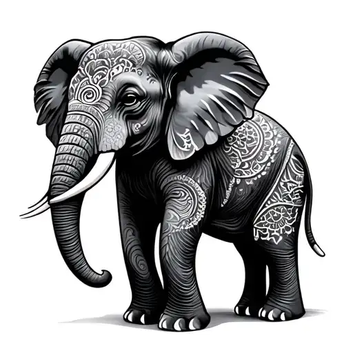Mandala Elephant