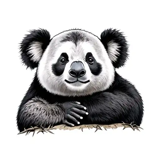 Koala Hugging A Panda