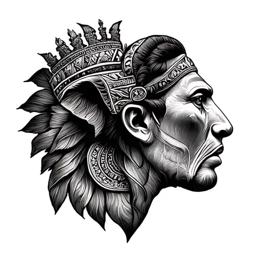 Africa Continent With Kings