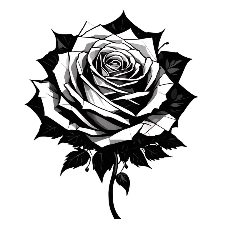 Geometric Rose