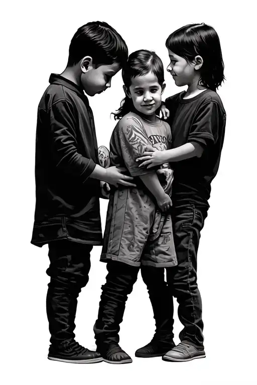 4 Children And Daddy