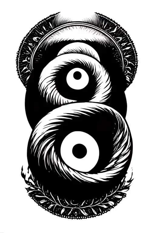 Kundalini Spiral With Halo