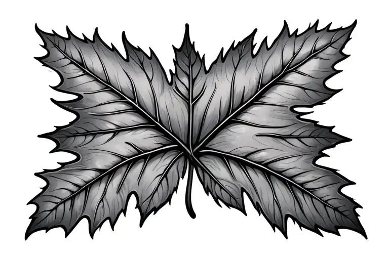 Leaf With Numirec Numbers