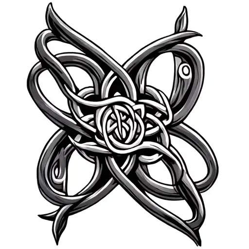 Celtic And Traditional Tattoo Design