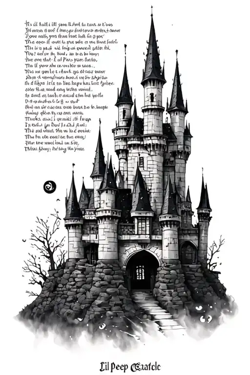 Lil Peep Castle With Lyrics Intertwined