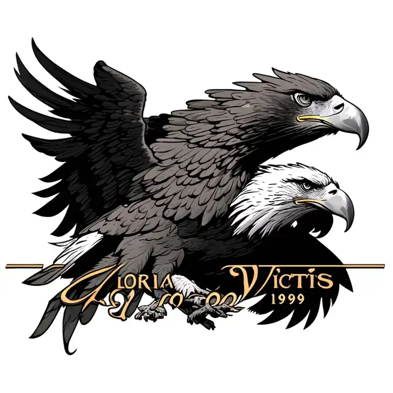 Large Eagle With The Inscription Gloria Victis 1999
