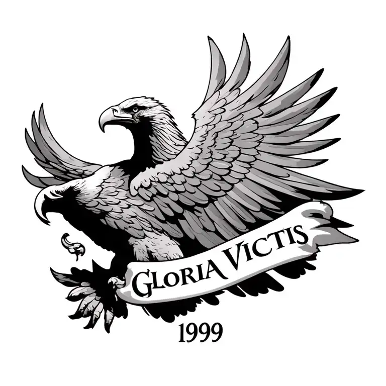 Large Eagle With The Inscription Gloria Victis 1999