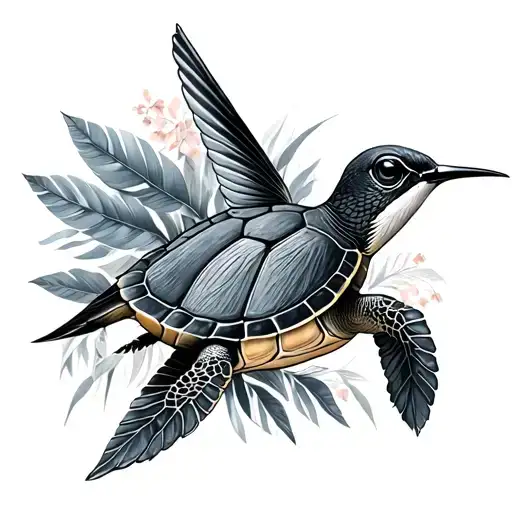 Turtle Colibri And Martinique