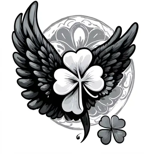 1104 With A Wing Or Shamrock