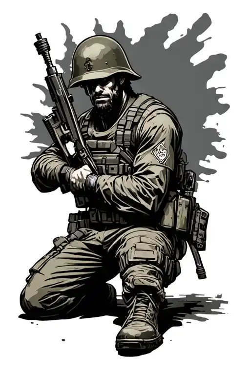 Great Soldier Kneeling