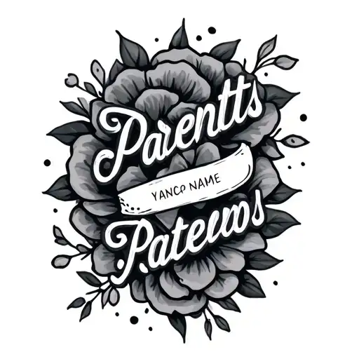 Parents Name Written