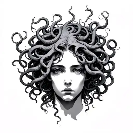 Medusa Head Surrounded