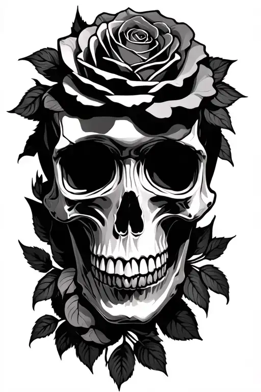 Skull And Roses