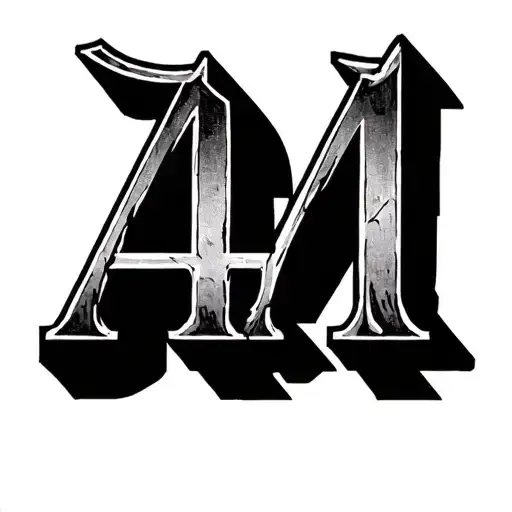 A Thin Cross On The Wrist Incorporate The Hebrew Characters For The Number 41