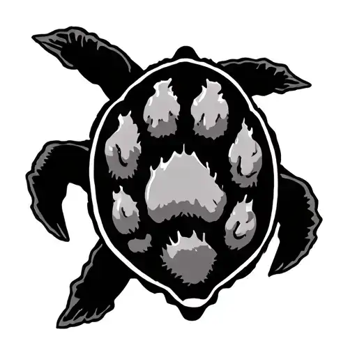 Beaver Paw Inside The Delaware Nation Turtle