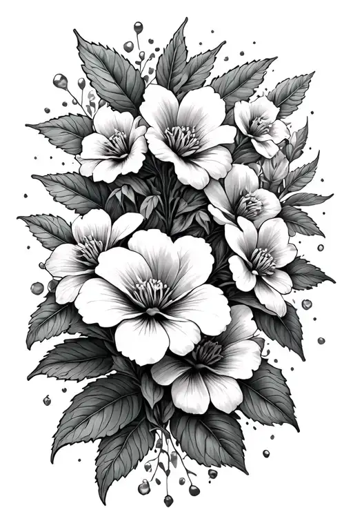 Flowers And Pepermint