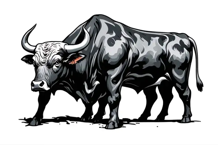 Arm Bannd With Two Bull Bull Bull