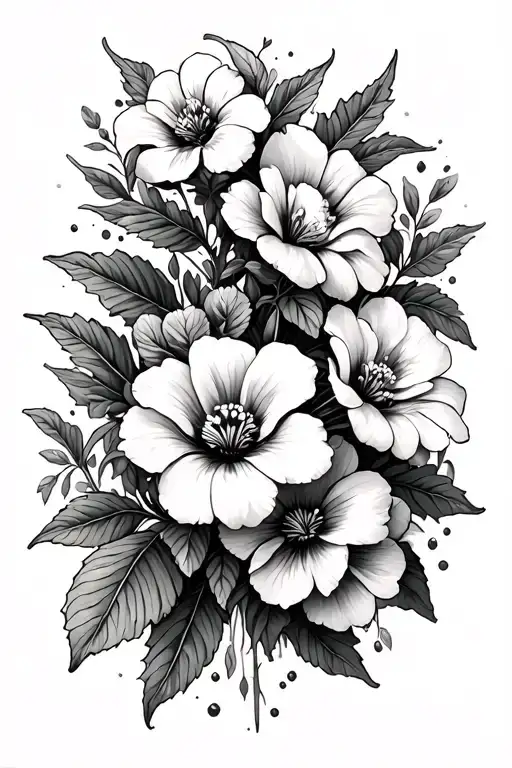 Flowers And Pepermint