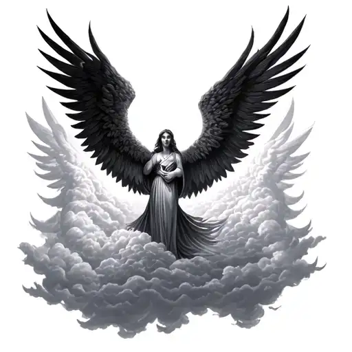 Heavenly Gates Over Clouds