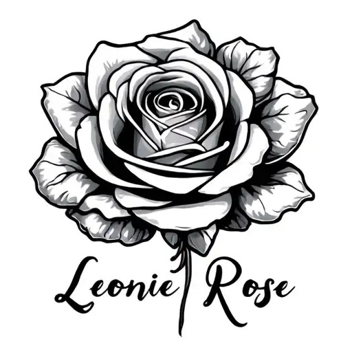 Leonie Rose Name Written