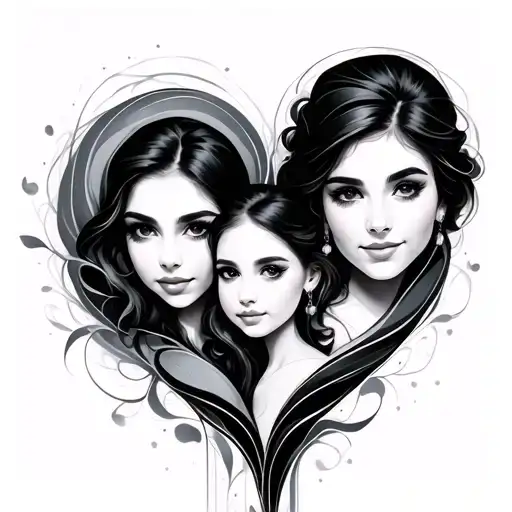 I Want A Tatto That Represent A Family In N Abstract Way