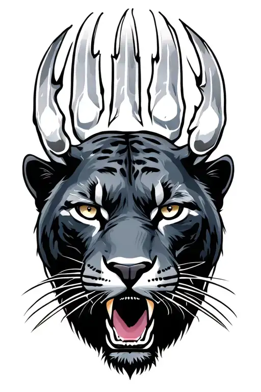 Claw Mark With Black Panther With The Saying Different Kind Of Breed