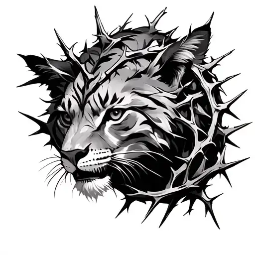 Animal Wrapped In Thorns