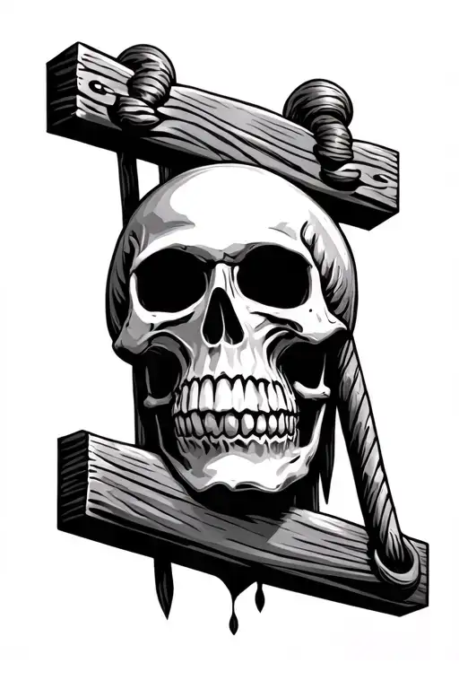 Skull On The Gallows
