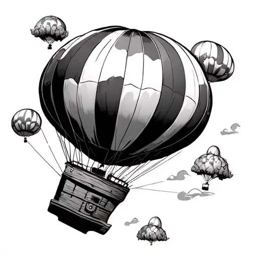 Mario Party Hot Air Balloon Floating