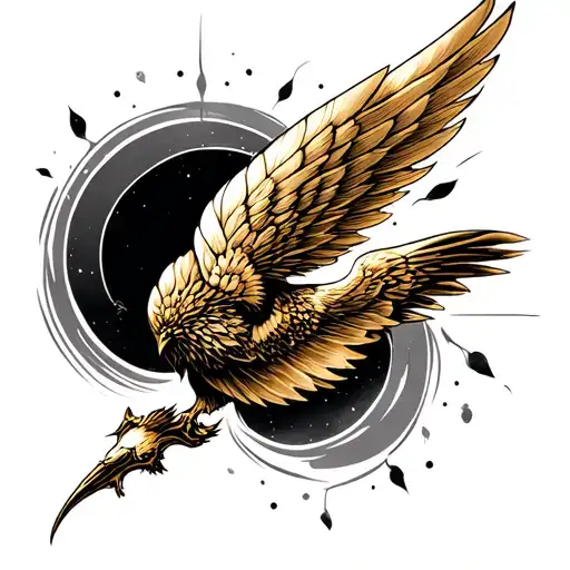 Delicate Golden Snitch Fine Line