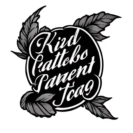 Kids Names Incorporated Into The Design