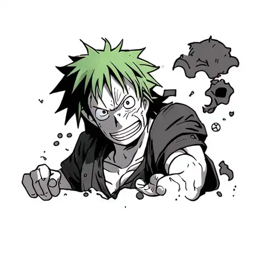 One Piece Zoro Luffy Small