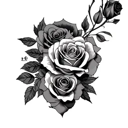 Mad Moxxie With Roses Intertwined