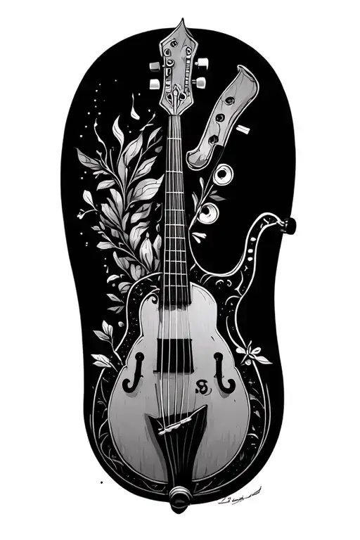 Musical Instrument Collage